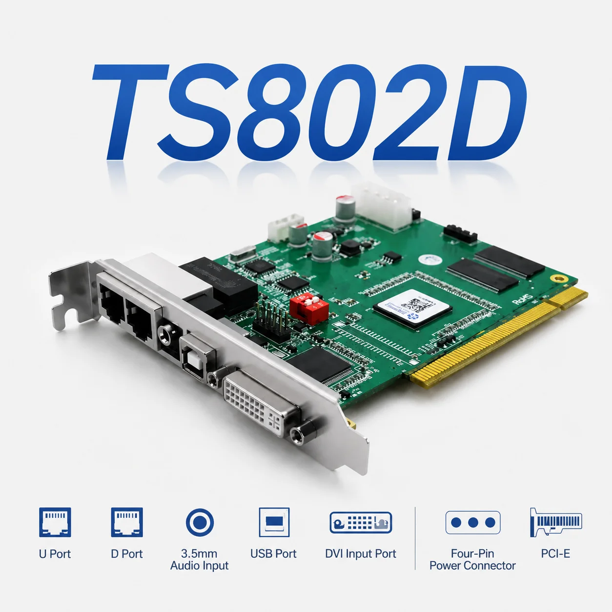 

TS801D TS802 TS802D Full Color Synchronous LED Display Sending Card Controller for LED Screen