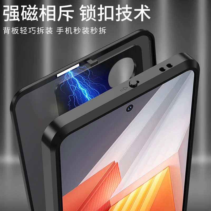 Aluminium Alloy Metal Frame Bumper for VIVO IQOO NEO 8 Pro Case Matte Acrylic Back Cover Camera Lens Protector Case Funda