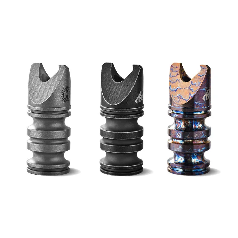 FEGVE EDC Titanium Multi Tool Bottle Opener Paracord Pendant Knife Bead Wrench Outdoor view 2