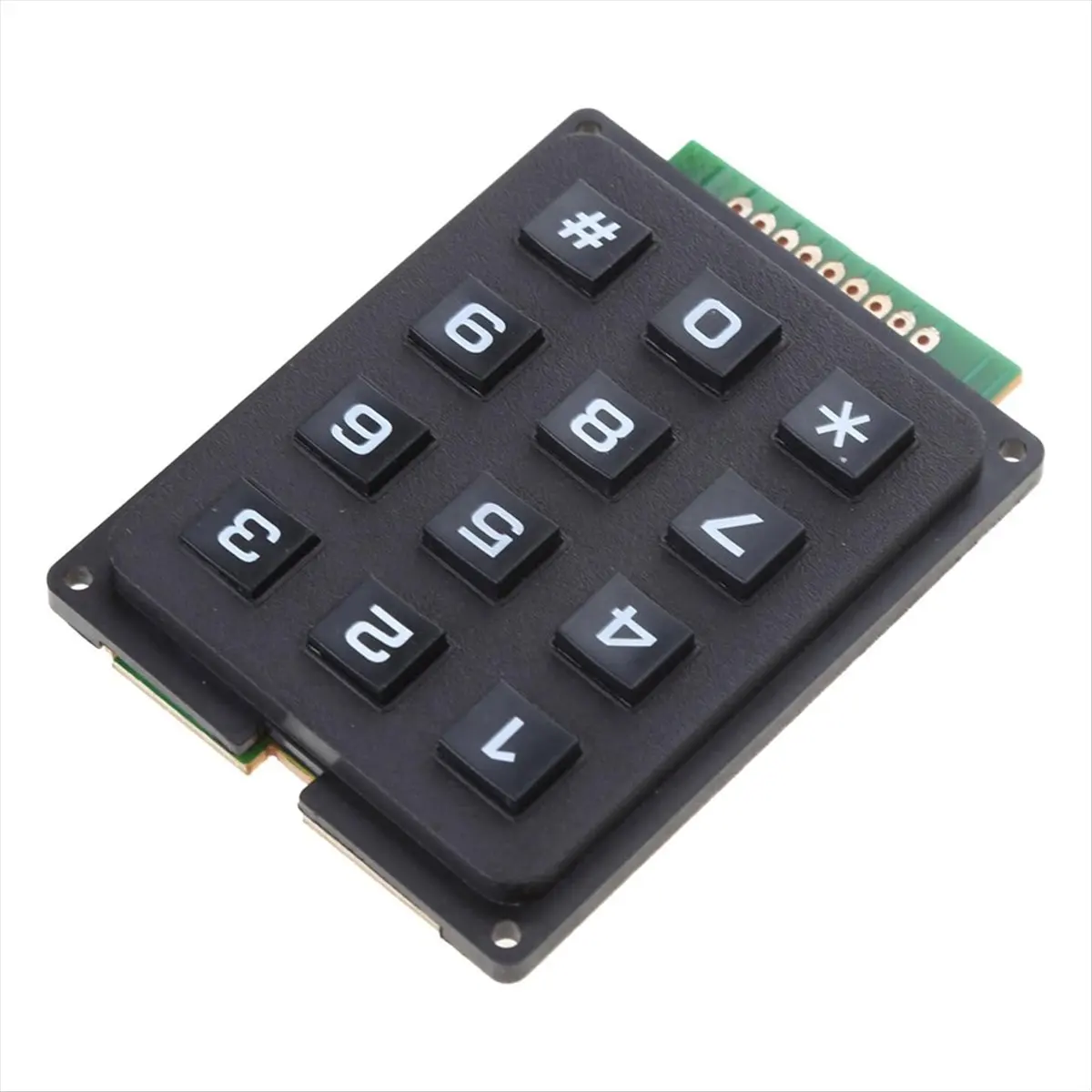 AAAE 3 Pcs Keyboard Modules 12 Key 4x3 Matrixes Array Keyboard Lndustrial Keyboard with Industry Scanning