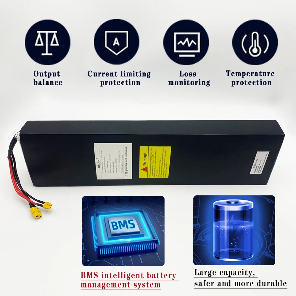 17500mAh para Kugoo X1/X1Plus scooter13s5p batería de litio 48V