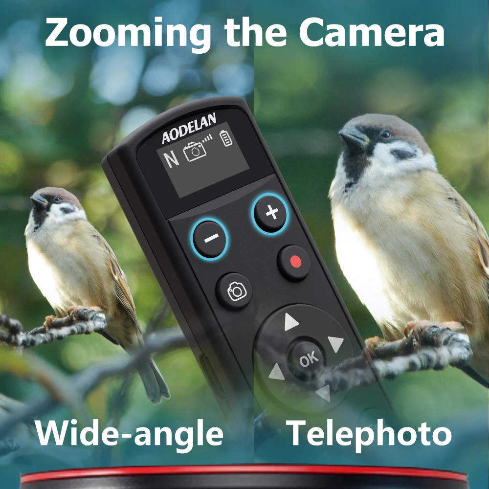 USB-C Camera Shooting Grip Travel Tripods Wireless Remote Control for Nikon COOLPIX P1000 P950 B600 A1000 Z50 Z30 Z6II Z7II Zfc