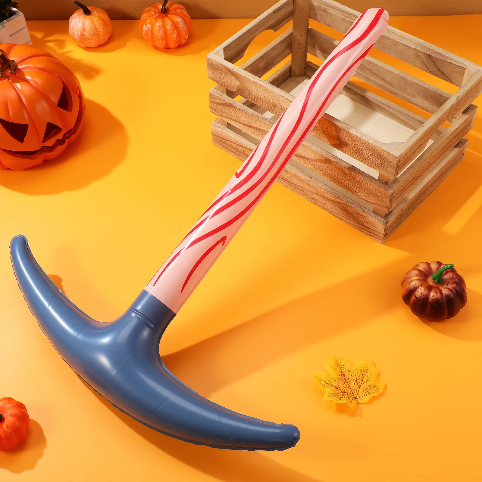 

3Pcs Inflatable Pickaxe Easy Inflate Party Favors for Halloween Christmas Birthday Pool Party Prank Decoration Festive Fun Prop