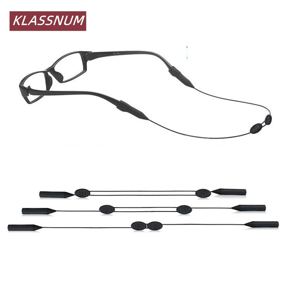 حامل نظارات أمان عالمي قابل للتعديل مناسب للنظارات الشمسية الرياضية للجنسين مع ملحقات كبيرة مستديرة الرأس