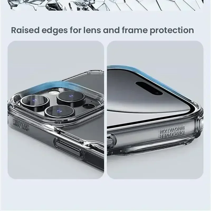 Nillkin For iPhone 16 Pro Max Case Nature Pro Transparent Clear Soft TPU Frame Protection Back Cover For iPhone 16 Pro / 16 Plus image 4