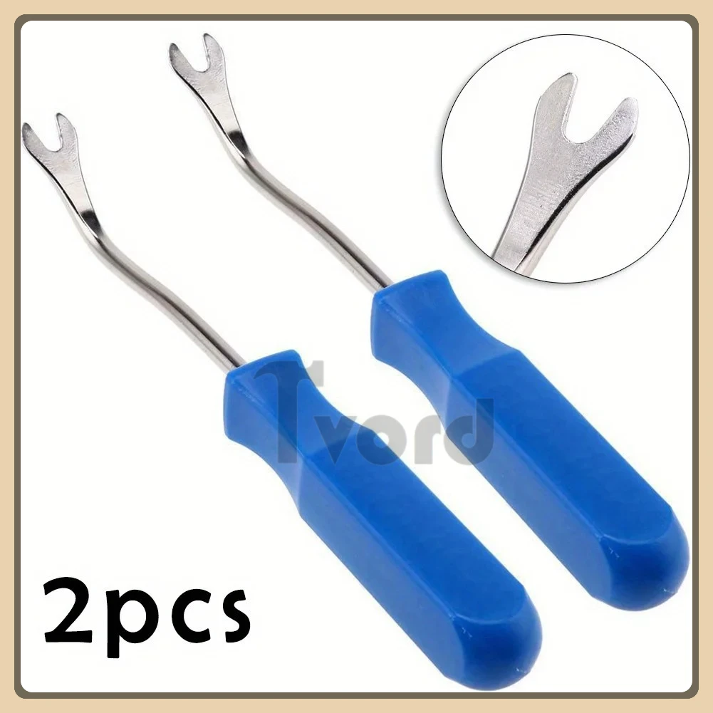 

Car Removal Tool Blue Car Door Trim Panel Fastener Nail Puller Removal Open Pry Tool Clip Plier Quickly Remove