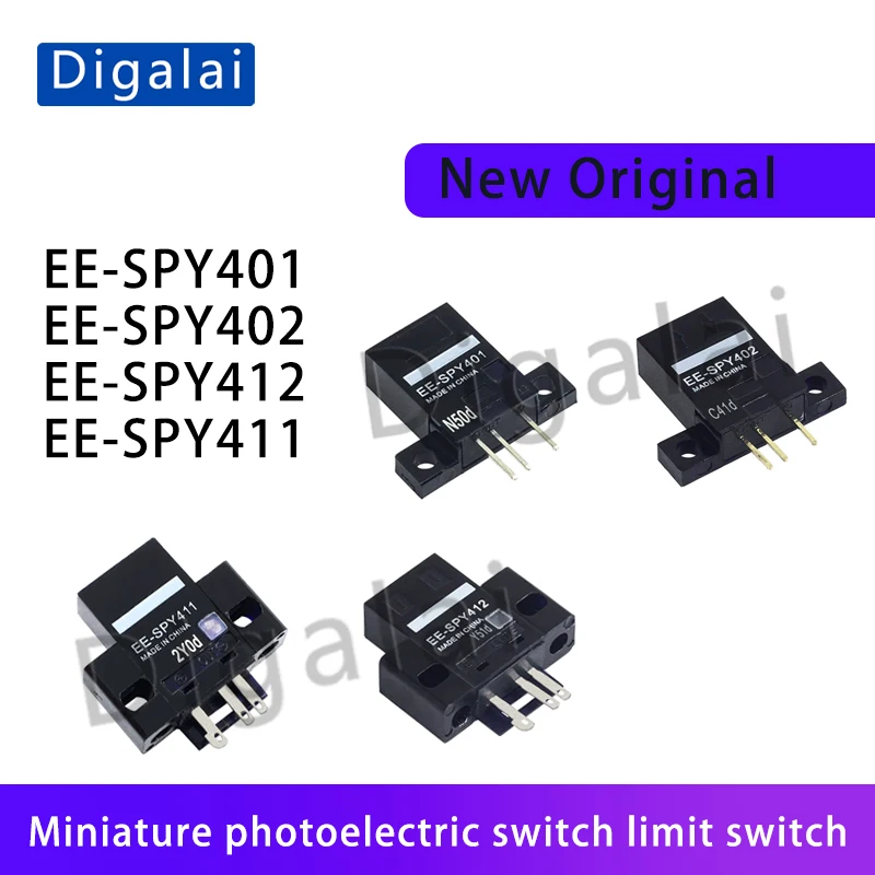 

EE-SPY401 EE-SPY402 EE-SPY412 EE-SPY411 Miniature photoelectric switch limit switch