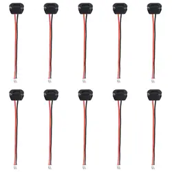 10PCS Type-C Female Chassis Waterproof 2P Solder Wire Type USB C Pigtail Cable Extension Power Cable USB-C Plug