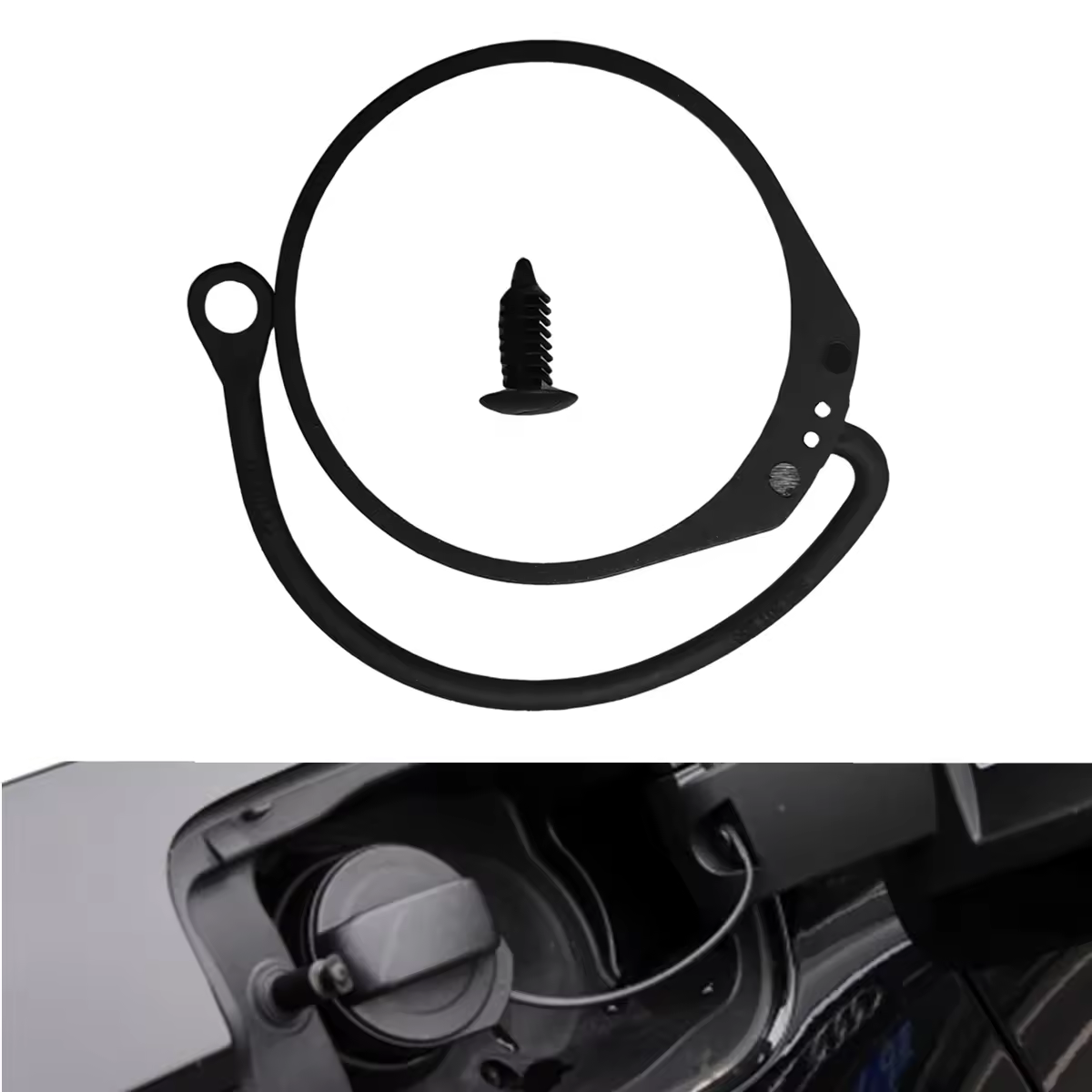 180201556 Fuel Tank Cap Strap Band Cord For Volkswagen Golf Jetta Polo Passat Touran Transporter T4 T5 Audi A1 A3 A4 A6 Q3 Q5 Q7