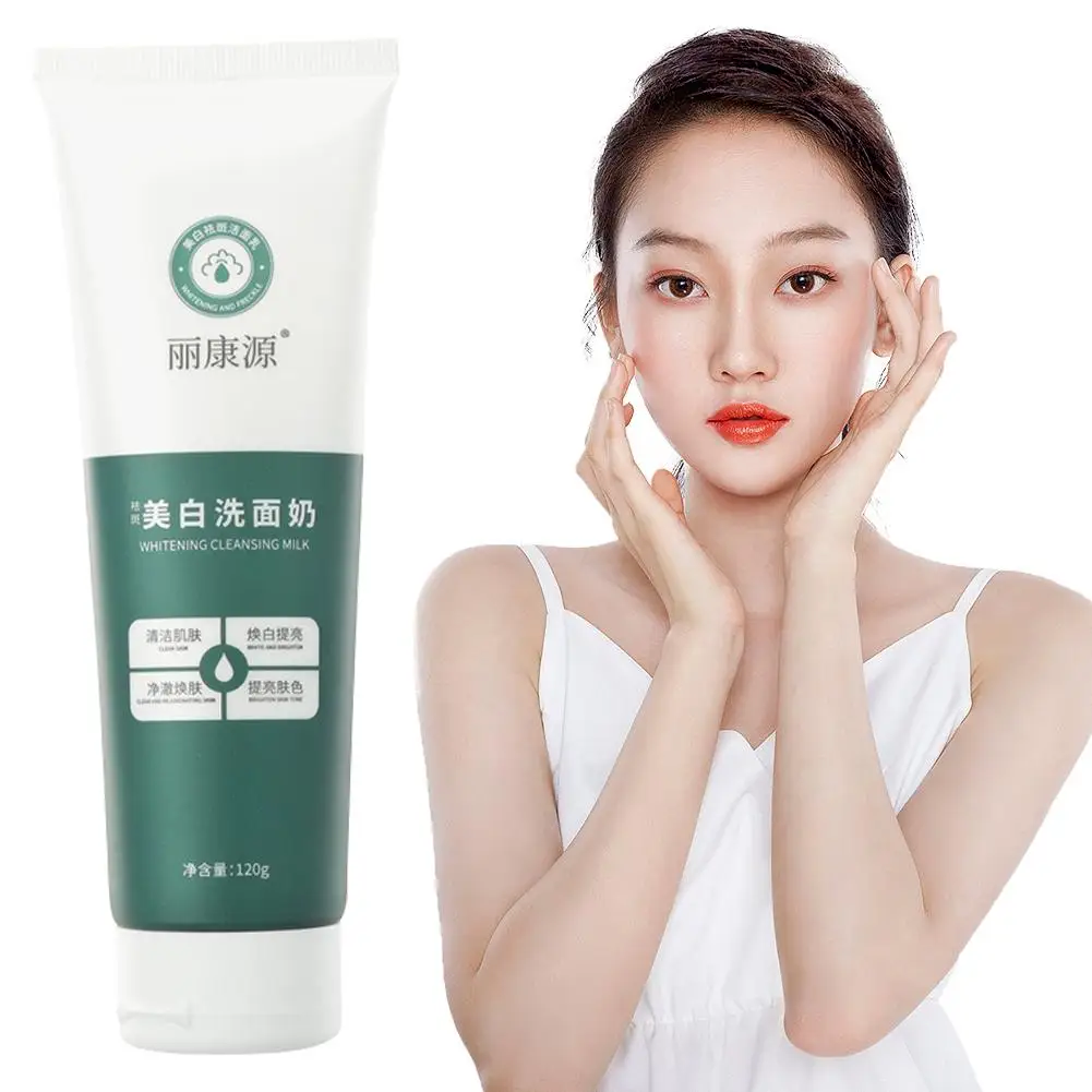 

Whitening Cleanser Deep Cleansing Moisturizing Brighten Shrinking Products Skin Improve Rough Care Control Oil Face Dull Po S6w3