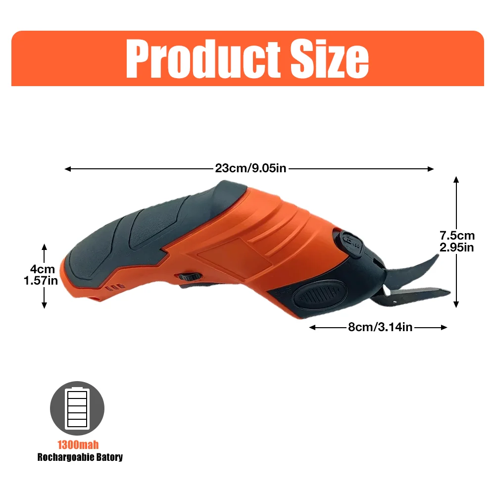 Ciseaux électriques 4V, tondeuses de tailleur professionnelles, outils de coupe de tissu, de cuir et de carton, lames en acier au manganèse, ciseaux électriques rechargeables USB domestiques, lames remplaçables