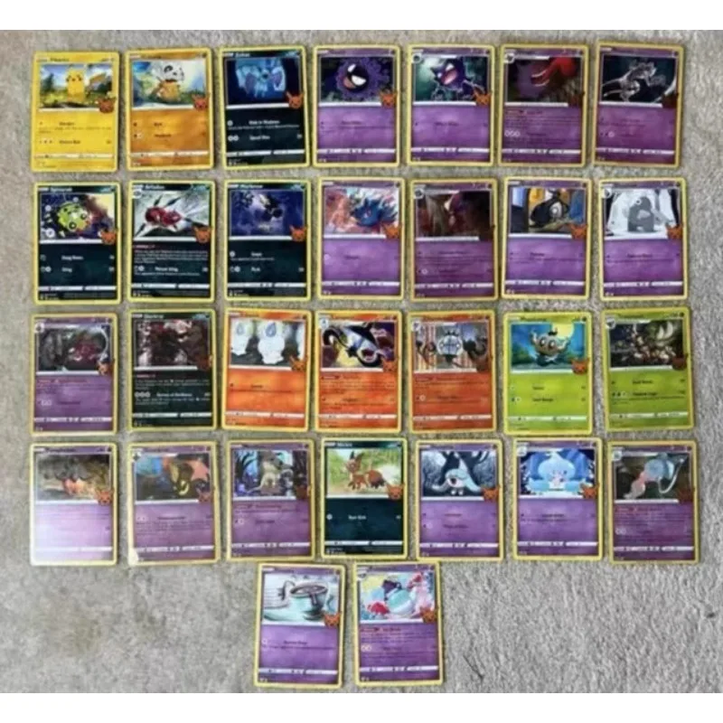 Original Pokemon Card PTCG American Version Halloween Souvenir Cards Pack Trick or Trade