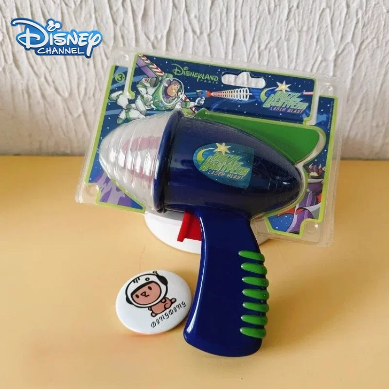 Pistola de chorro láser Disney Toy Story Buzz Lightyear, pistola de juguete eléctrica con sonido y luz para niños, pistola láser para niños, figura de Anime, juguete para regalo