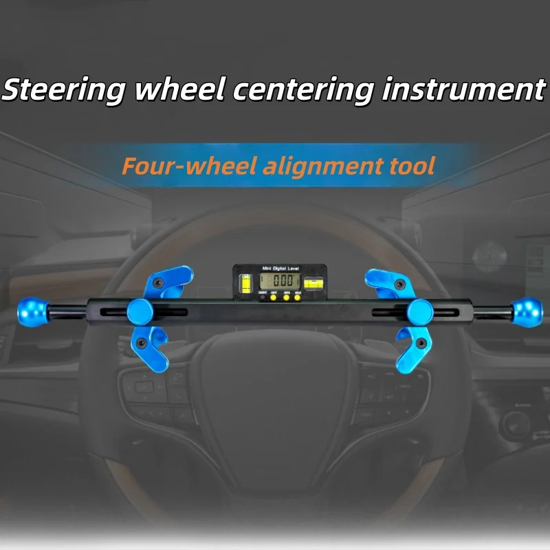 

Four-wheel Alignment Tool Auxiliary Steering Wheel Centering Instrument Level Meter Electronic Display of Vehicle Alignment