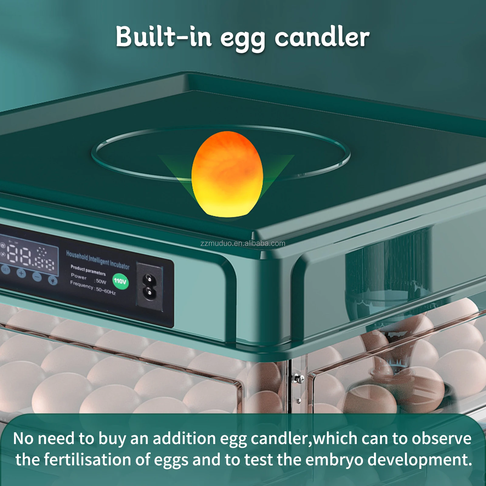 38 Eggs Incubator For Hatching Chicks Eggs Incubator Machine Fully Automatic Hatchery