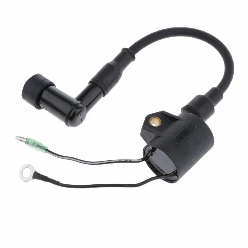 

Ignition Coil Boat Engine Durable Black 2-stroke Outboard Ignition Coil for Yamaha 40HP 50HP Applications