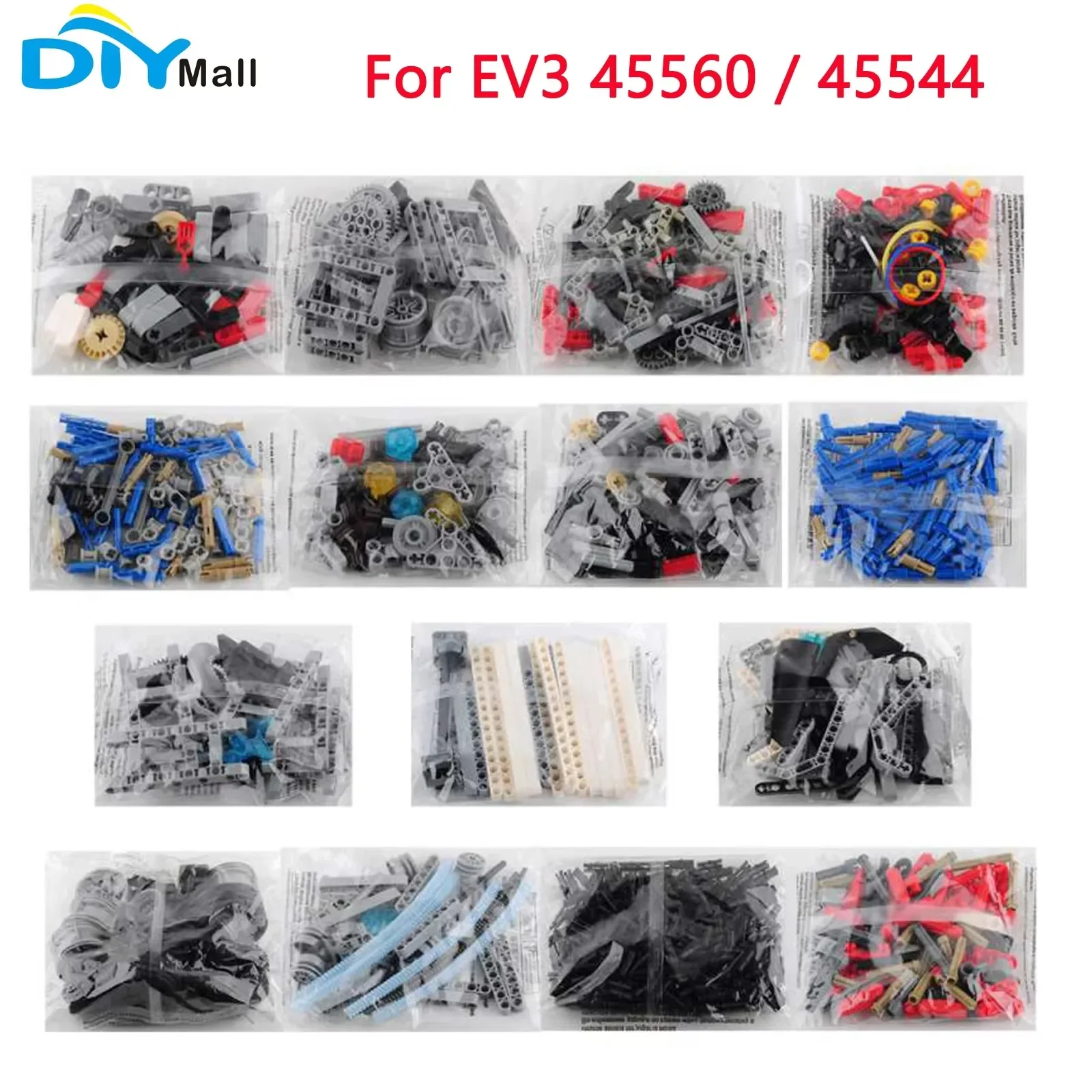 

MOC Building Bricks Compatible with EV3 45560 45544 Core Set DIY Robot Toy Educational STEM Learning Blocks for Kids