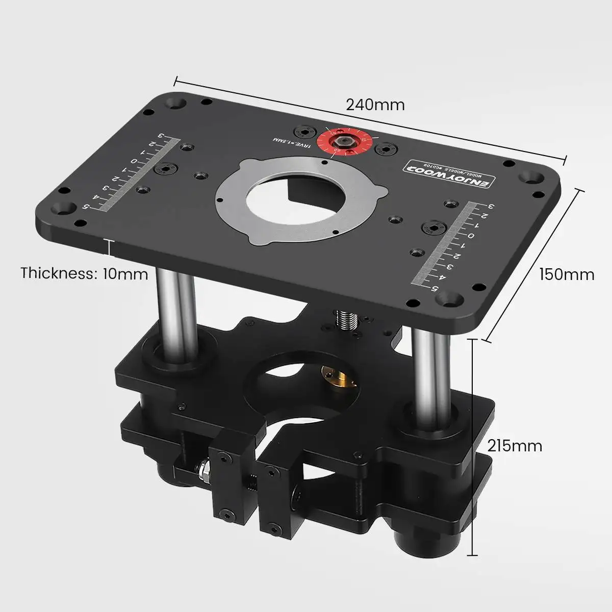 Imagem -05 - Pro Router Lift para Wood Router Tabela Conjunto up Precisão de Placa Ferramenta de Madeira 65 mm 69 mm Enjoywood-gd7