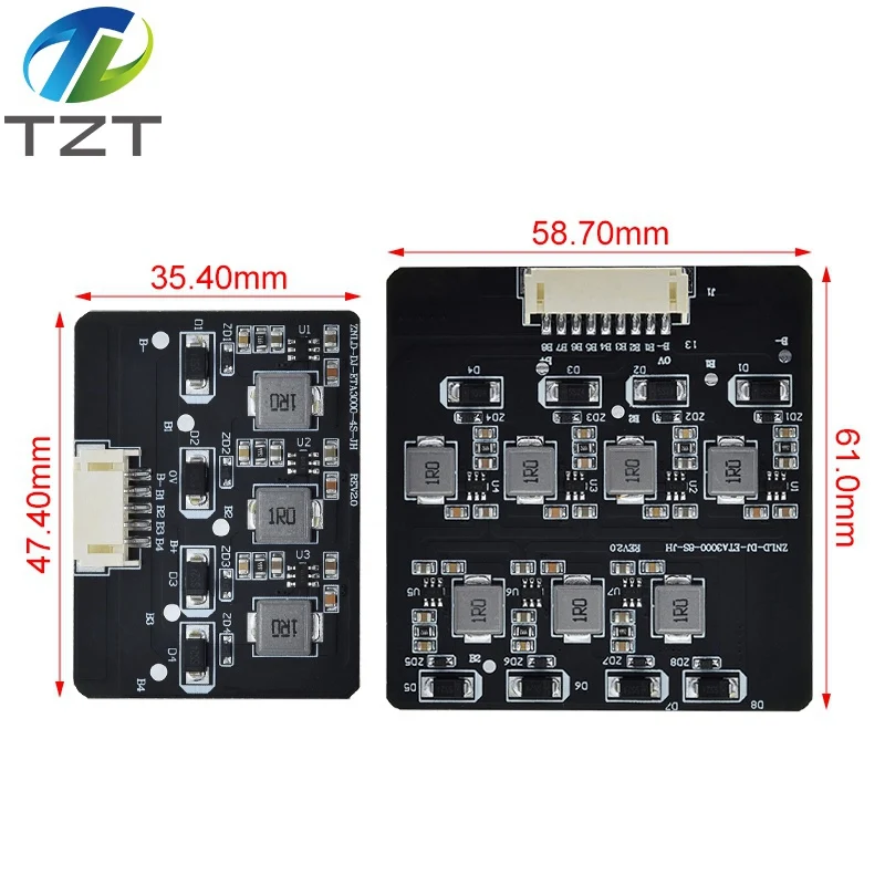 BMS 2S-8S 1.2A Balance Board Lifepo4 LTO Lithium Battery Active Equalizer Balancer Energy Transfer Board BMS 3S 4S 5S 6S 7S 8S