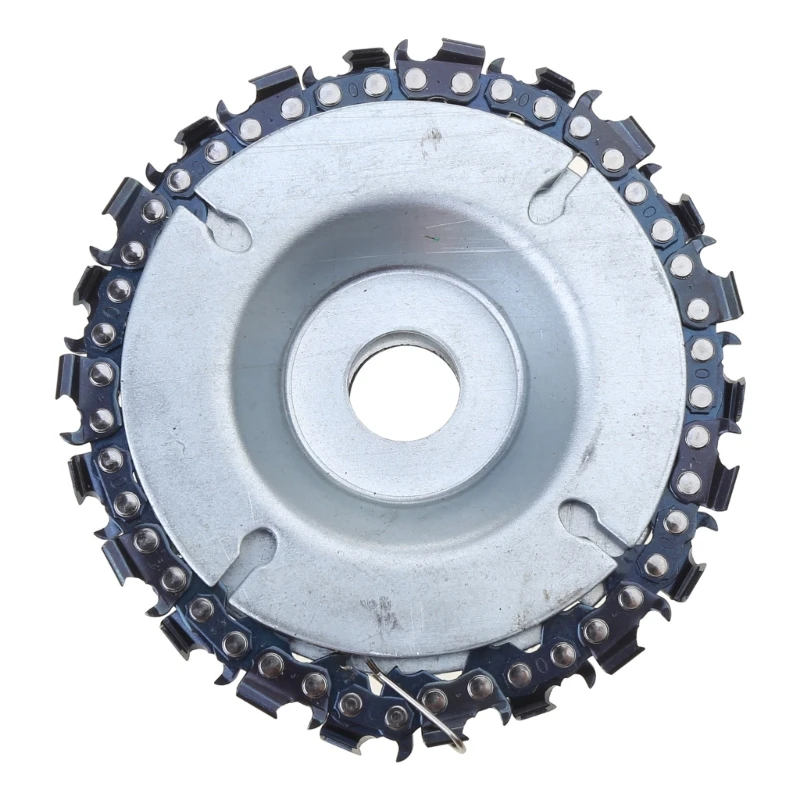 Angle Grinder Carving Disc Wood Carving Disc Cutter Woodworking Tool 22/14 Teeth Chain Plate Practical Power Tools