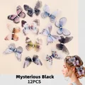 12pcs black white 
