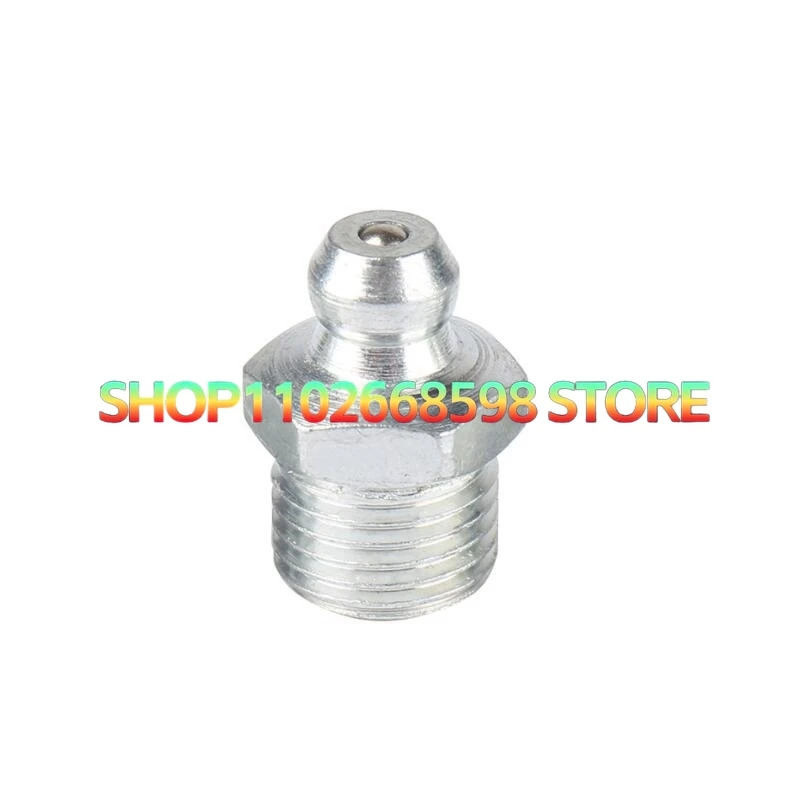 Nipple Metric Imperial Male Galvanized Iron Grease  Thread Straight Elbow Type Oil Zerk Fitting for Grease Gun