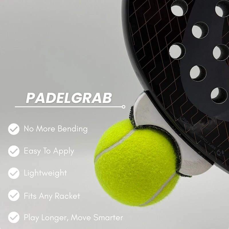 

Unique Picker for Tennis Ball with Curved Hold for Comfortable Use Reliable Ball Recovery on All Court Types 1PC