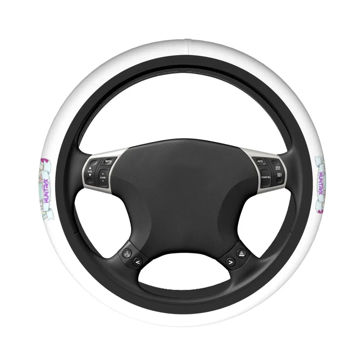 38 سنتيمتر عجلة توجيه سيارة يغطي KPop شيطان الصيادين Huntrix المضادة للانزلاق السيارات الديكور الملونة اكسسوارات السيارات