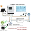 Auto 12V-96V MPPT 30A 60A 120A Solar Charge Controller 230V LCD Touch For Lifepo4 Lithium GELLead Acid Home Solar Panel System 6