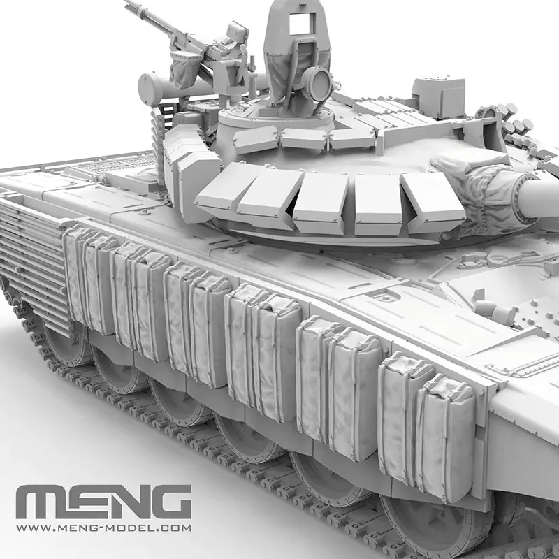 MENG 1/72 الروسية T-72B3M دبابة قتال رئيسية تجميع الشكل 72-007 نموذج الجمعية غير ملونة تحصيل لعبة بلاستيكية مخصصة هدية #5