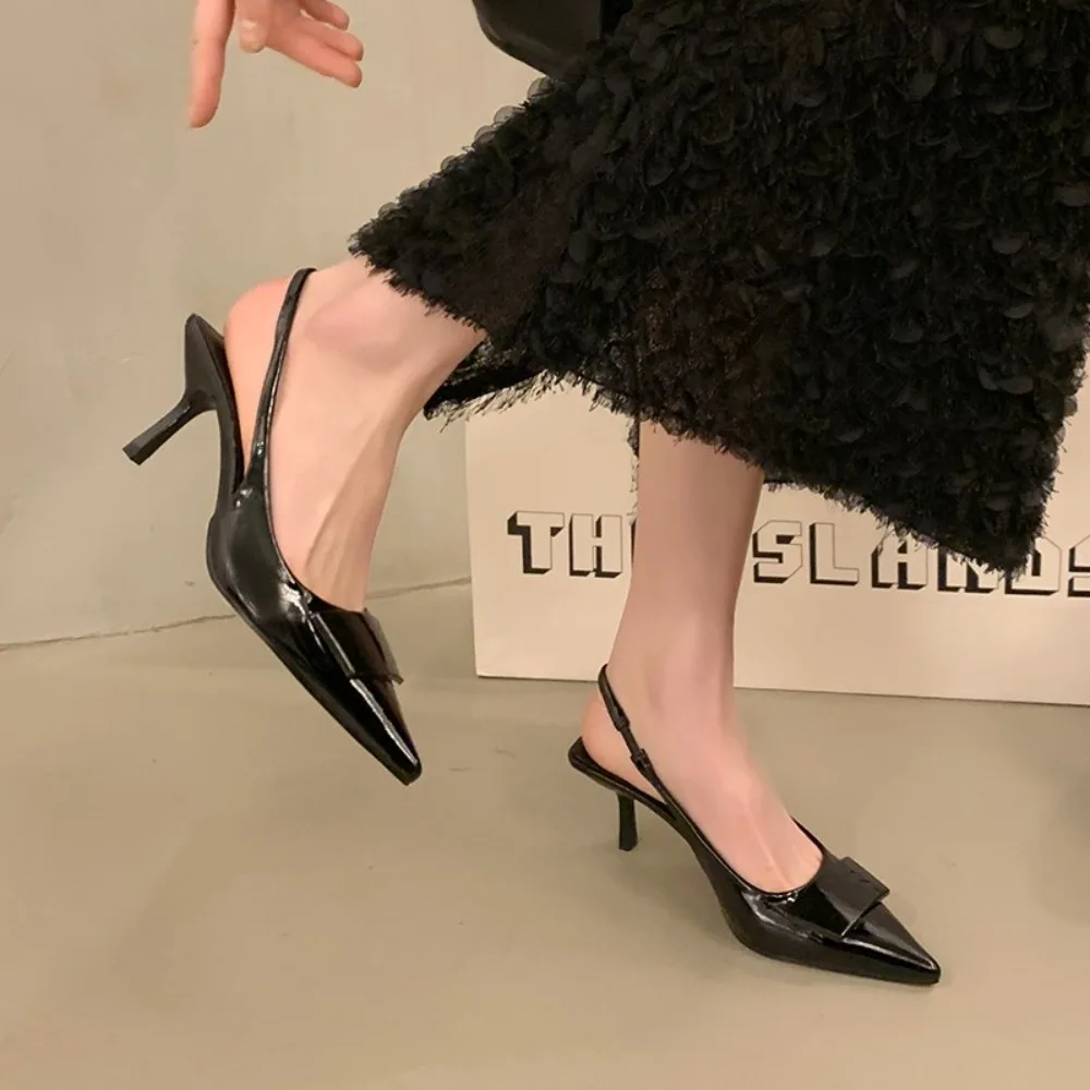 New Summer High Heel Women Sandals Fashion Pointed Toe Singbacks Shoes Design Style Banquet Party Sandalias Shoes