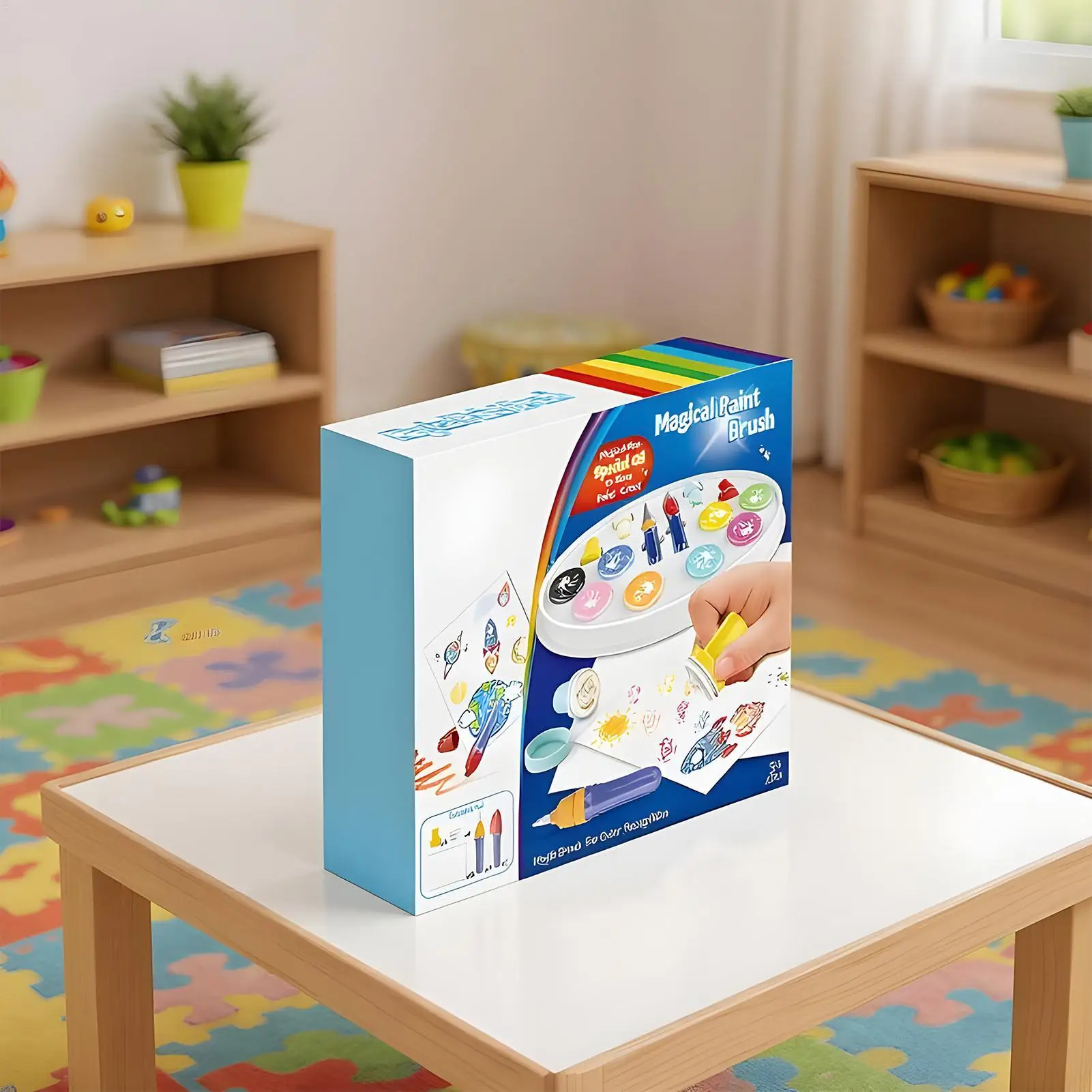 قلم مائي، علامات فرشاة ألوان مائية، علامات فنية، أدوات رسم جرافيتي مع ختم للأولاد والبنات، أنشطة الوالدين والطفل