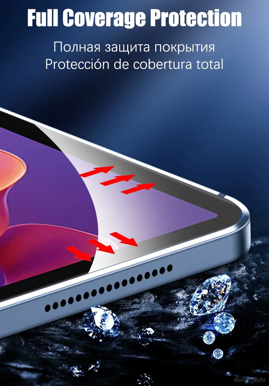 2 Stück Gehärtetes Glas Displayschutzfolie für Xiaomi Redmi Pad 2 9.7 11 2026 2025 9H Schutzfilm Zubehör – Detail 8