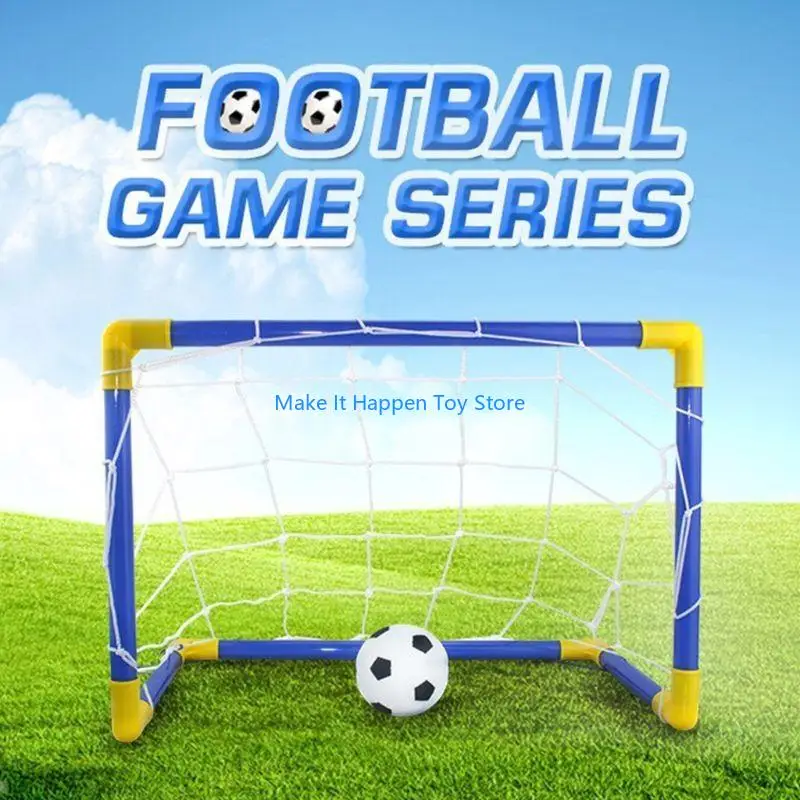 28EC 17 X 12 ''휴대용 축구 공 및 골 넷 미니 볼 장난 장난감 장난감 스포츠 게임 뒷마당