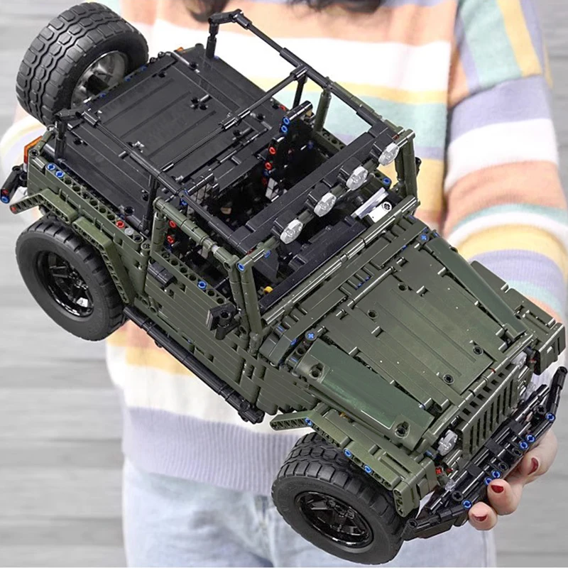 قالب الملك 13124 MOC التقنية تسلق مركبة اللبنات ضرب على الطرق الوعرة مركبة الطوب لتقوم بها بنفسك اللعب هدايا عيد الميلاد الاطفال #4