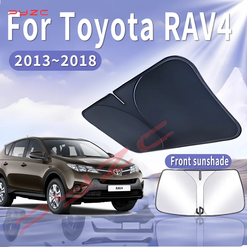 

Автомобильный солнцезащитный козырек для Toyota RAV4 XA40 2013 ~ 2018 2015 2016 2017 солнцезащитный козырек на лобовое стекло теплоизоляция летние автоаксессуары