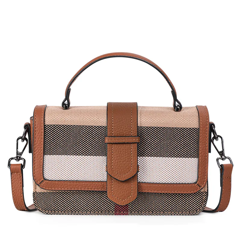 Fashion Plaid Crossbody Bags for Women 2022 New High Capacity Simple Shoulder Purses Female Brand Designer Trends Handbags