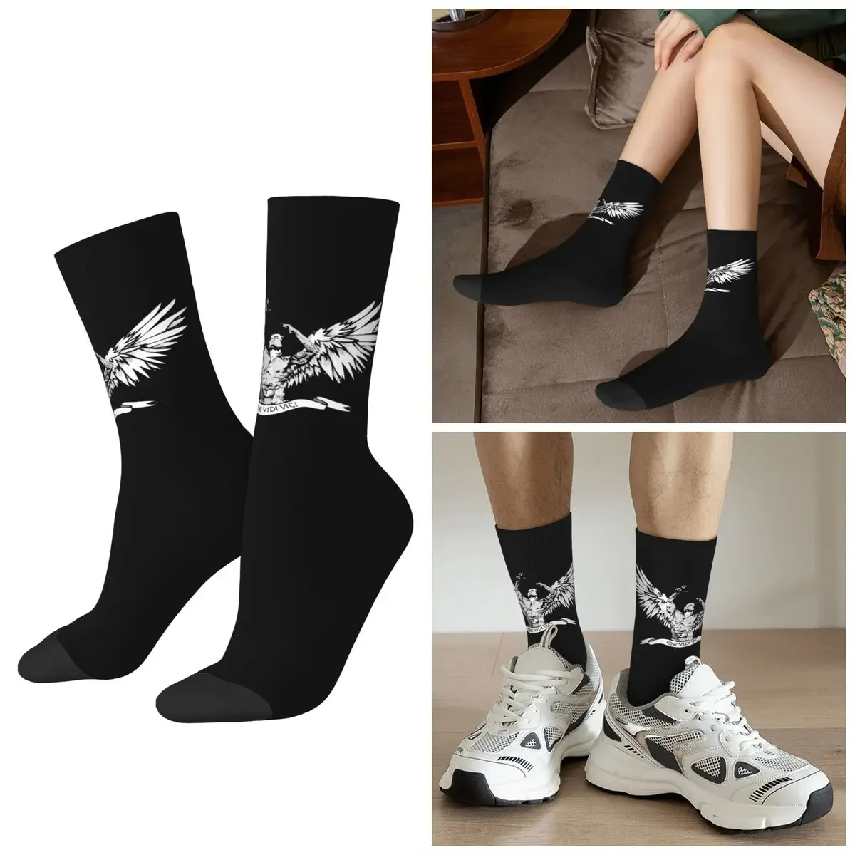 

Носки All Seasons Zyzz, спортивные носки средней длины в стиле Харадзюку, высококачественные чулки для мужчин и женщин, подарки на день Святого Валентина