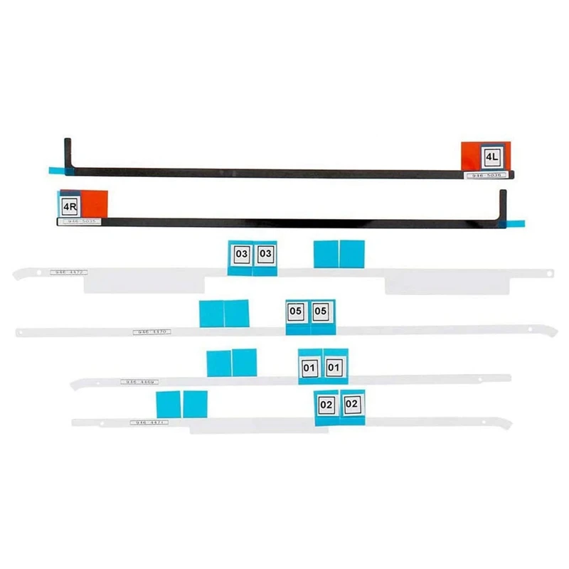 Tiras adhesivas para pantalla LCD, Kit de herramientas de manija de rueda de apertura de cinta para Imac A1418 A1719