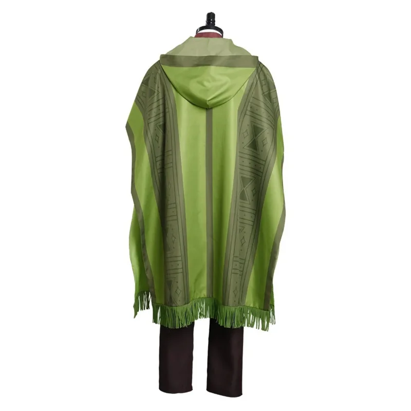 Encanto Bruno Madrigal Costume Cosplay Mantello Parrucca Camicia Pantaloni Abito completo Halloween Party Outfit per uomini adulti Ragazzo Bambini