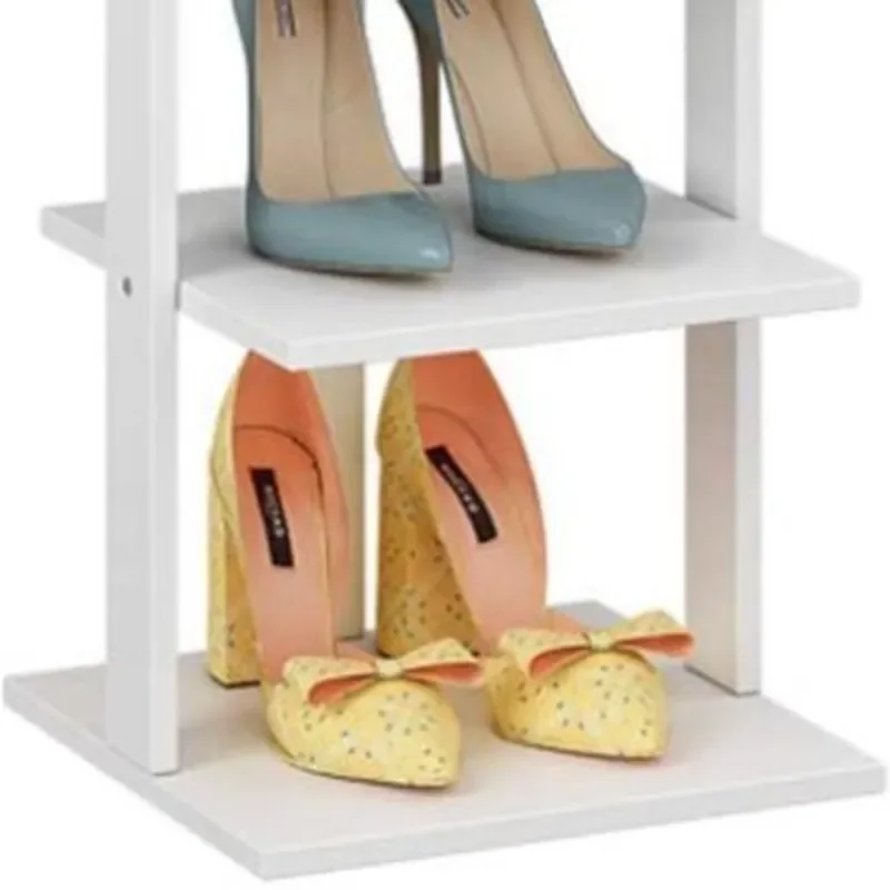 Custom Multi Tier Shoe Rack Space Saving Entryway Storage Cabinet for Small Apartment Dormitory Home Organization