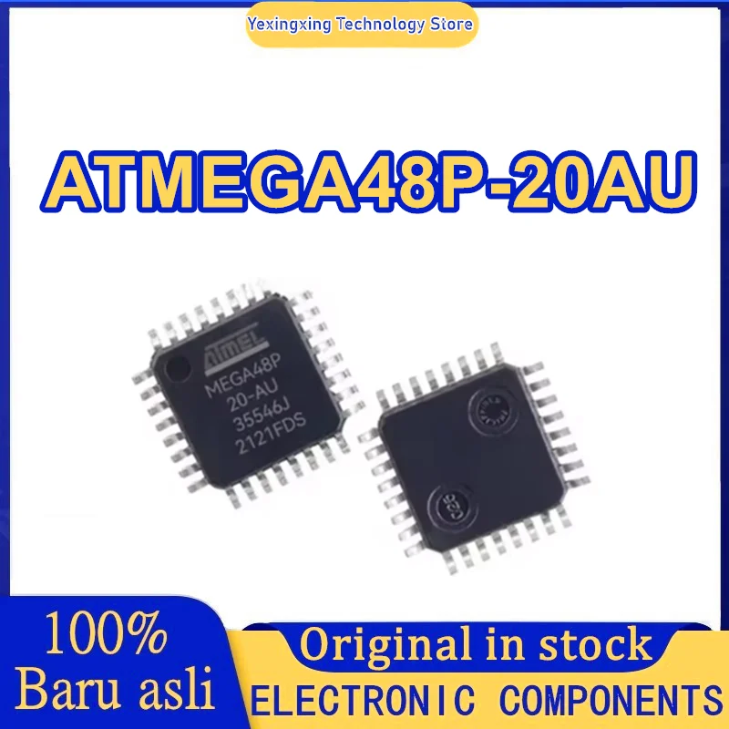 

ATMEGA48P-20AU ATMEGA48P-20 ATMEGA48P ATMEGA48 ATMEGA IC MCU Chip TQFP-32 in stock