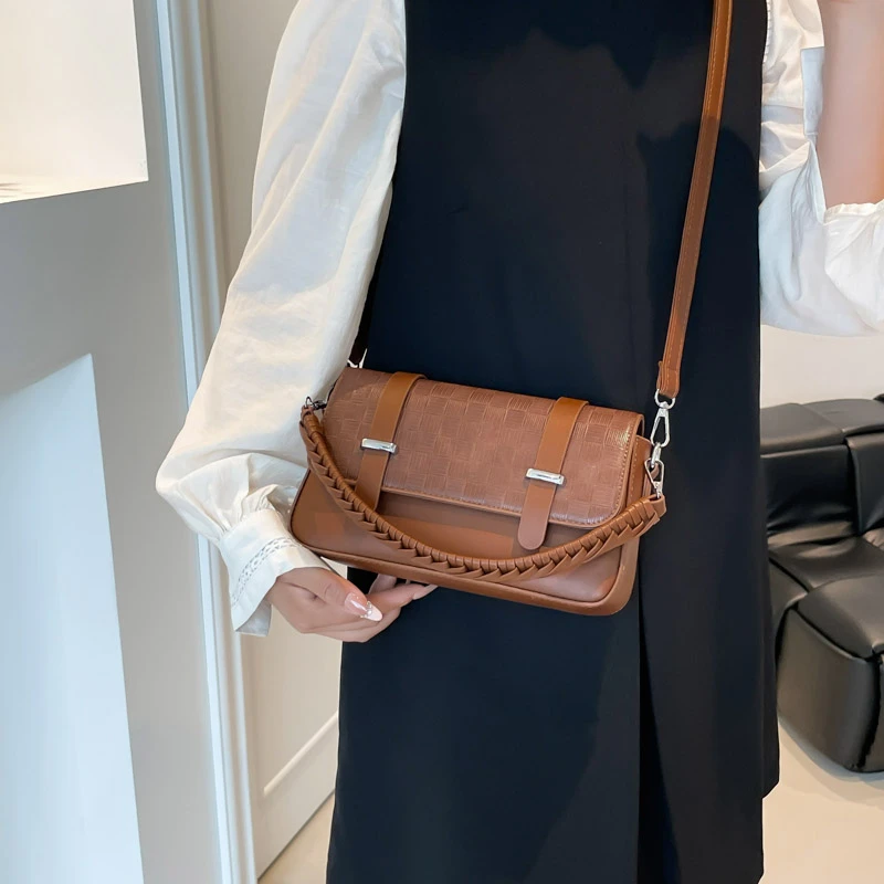 حقيبة يد كلاسيكية فاخرة للسيدات من الجلد الطبيعي للنساء أساسيات السفر والعمل الواسعة