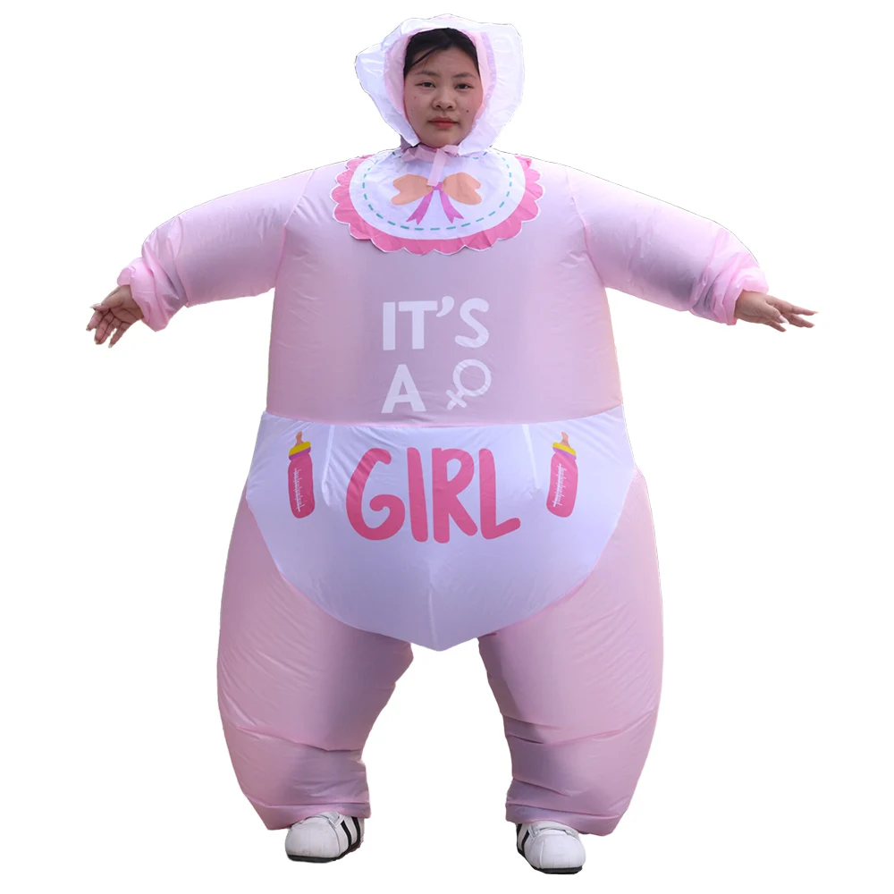 Adult Inflatable Clothing Baby Baptism Party Toys Gender Revealed Role-playing Costumes Festival Performance Props view 5