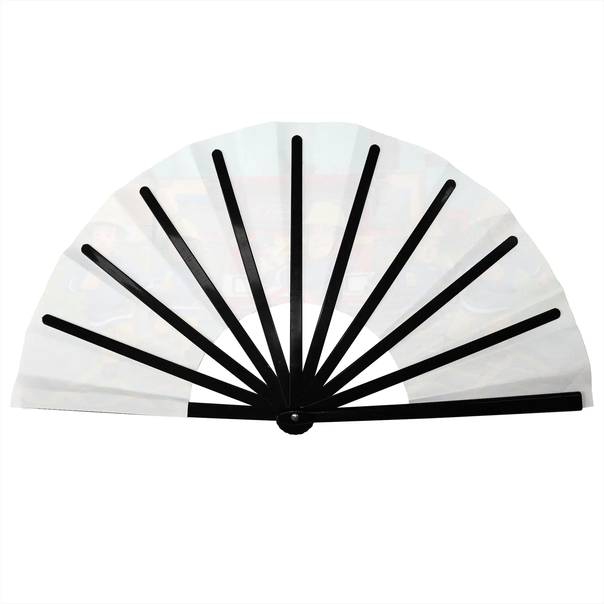 Cartoon Fireman  Stylish Hand Fan Unisex Sam Team Printed Polyester Fan  Aesthetic For Wedding Party Gift