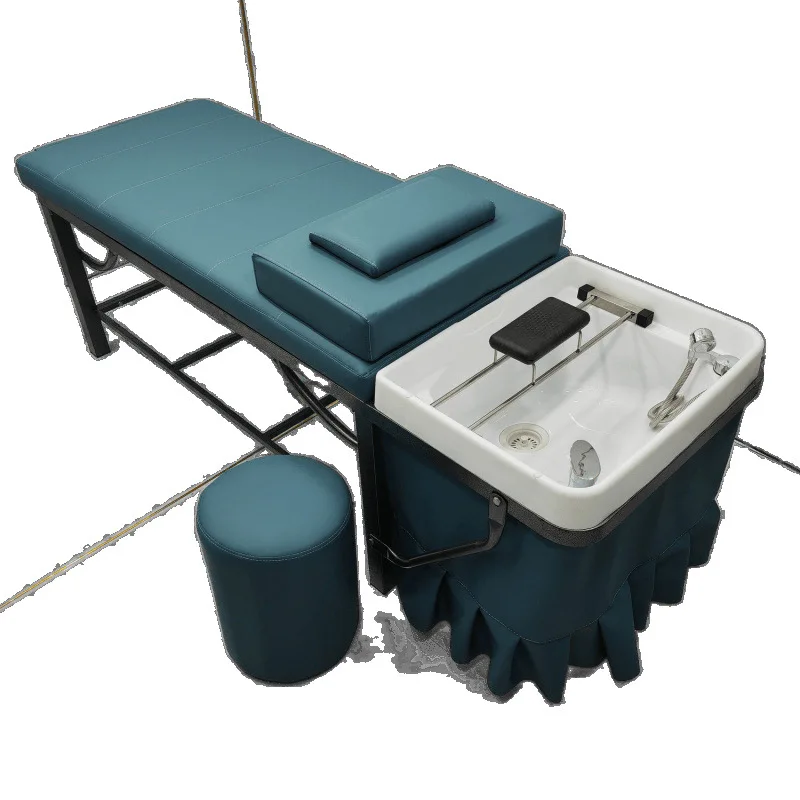 

Lmm beauty salon special full-trip iron frame shampoo bed multi-functional beauty shampoo integrated