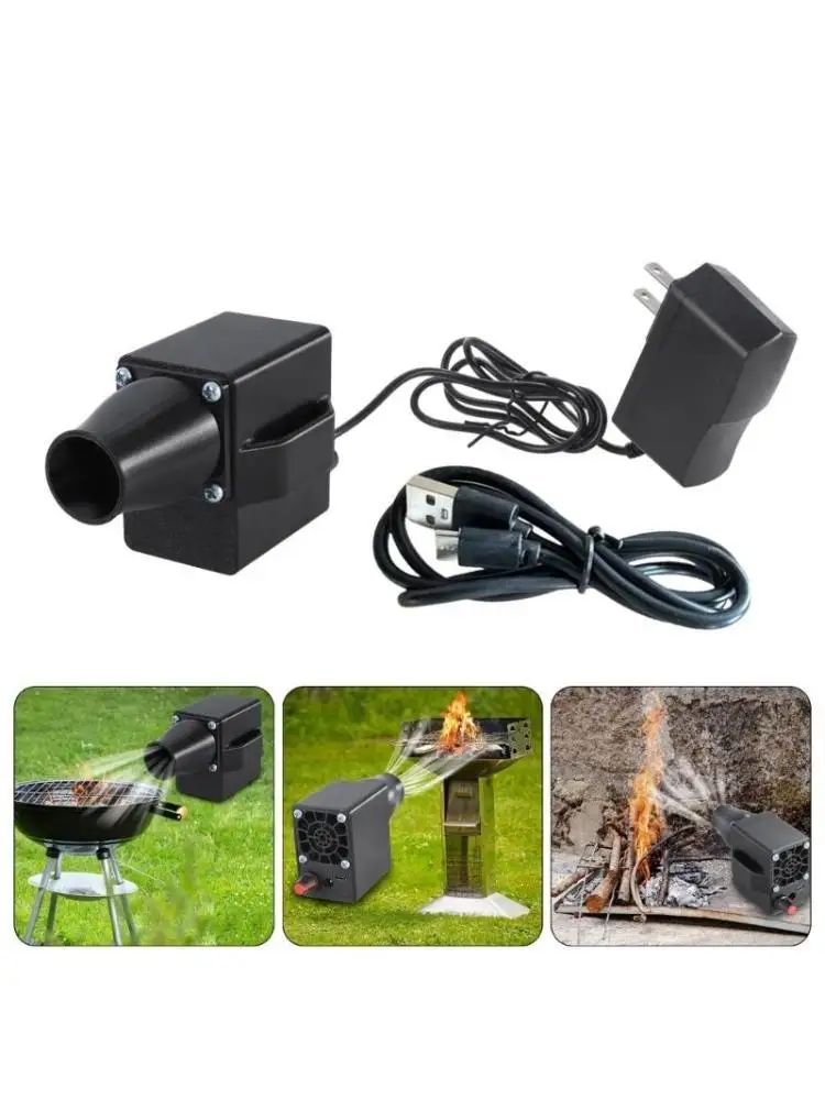 

652F простой в использовании центробежный вентилятор для барбекю 12 В с источником питания переменного тока, подходящий для и