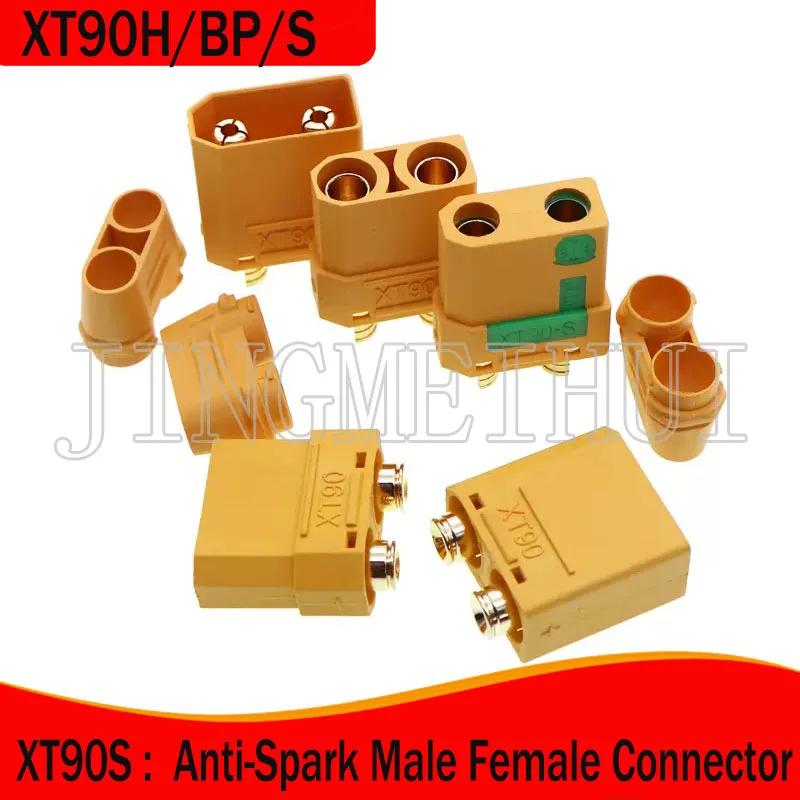 

5PCS Amass XT90BP XT90-S XT90H Connector Anti-Spark Male Female Connector for Battery, ESC and Charger Lead