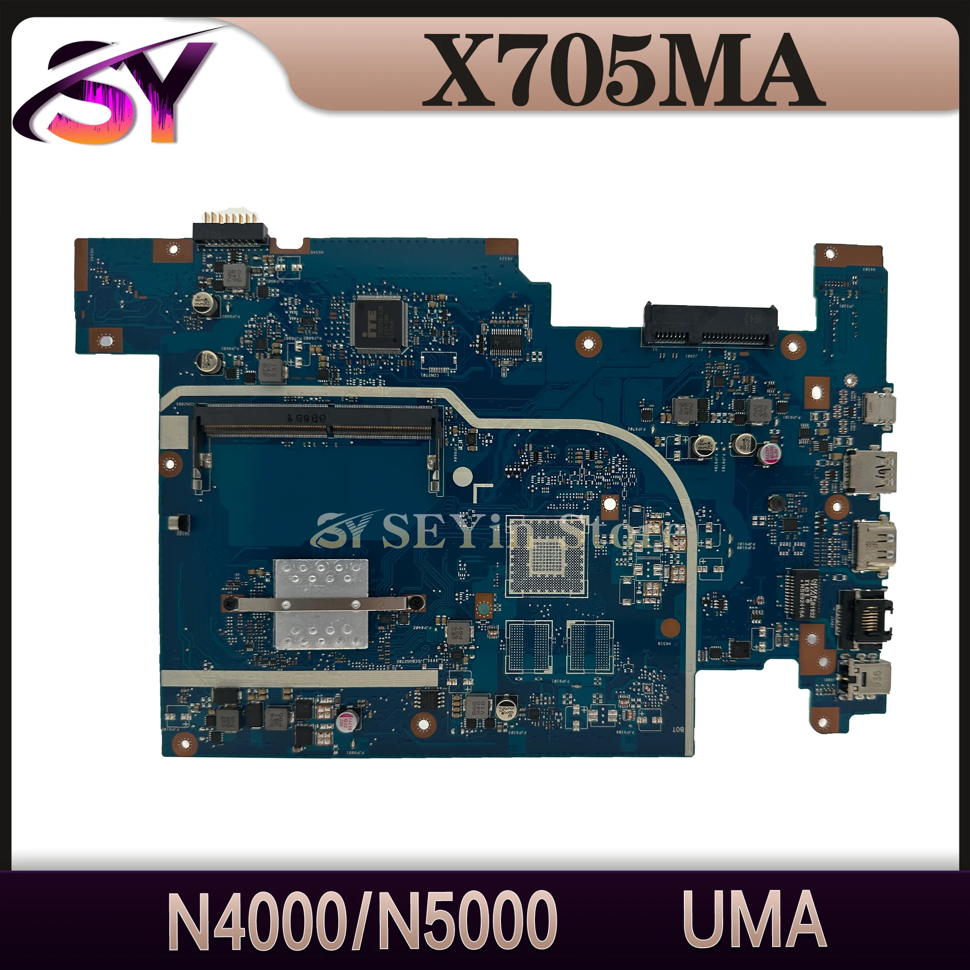 

X705M Mainboard For ASUS X705MB X705MA F705MA F705MB A705MB A705MA Laptop Motherboard N4100/N4000 N5000 UMA/V2G DDR4