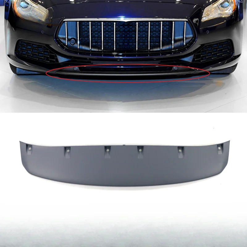 673006999 For Maserati Quattroporte M156 2017-2023 Front Bumper Spoiler Lower Guard Board Fender Diffuser Accessories